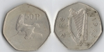 monedas de Europa - Irlanda -  50 pence