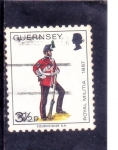 Stamps United Kingdom -  TRAJE MILITAR