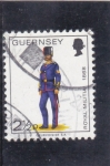 Stamps : Europe : United_Kingdom :  TRAJE MILITAR