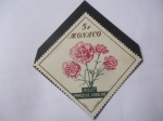 Stamps : Europe : Monaco :  Ceillet "Princesse Caroline - Serie: Flores.