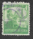 Stamps Cuba -  356 - Tabaco
