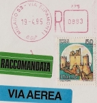 Stamps : Europe : Italy :  Castillo di Rocca  Calascio - Abruzzo