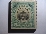 Stamps Venezuela -  Escudo Nacional - Unión Postal Universal -Serie: Sello Oficial. 
