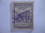 Stamps Costa Rica -  Centenario de la Guerra 1856-1857 - Antigua Casa Presidencial de Mora