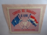 Sellos de America - Paraguay -  Homenaje a las Naciones Unidas - ONU-Organización de las Naciones Unidas- 15° Aniversario- Emblema -
