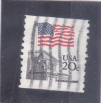 Stamps United States -  BANDERA ESTADOUNIDENSE