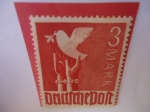Stamps Germany -  Ocupación Aliada 1945-1949 - Serie:Zona Americana, Británica y Soviética - Paloma de la Paz.