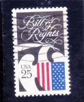 Stamps United States -  carta de derechos