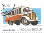 Stamps Mozambique -  autobús