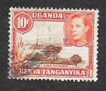 Sellos de Africa - Kenya -  69 - Lago de Naivasha (Kenia, Uganda y Tanganica)