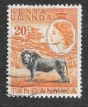 Sellos de Africa - Kenya -  107 - León (Kenia, Uganda y Tanganica)