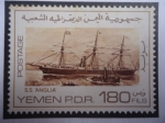Stamps Yemen -  Yemen P.D.R - (República Democrática popular) - S.S Anglia 