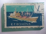 Stamps Romania -  Carguero: Arad - Barco Mercante.