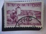 Stamps Finland -  Castillo de Stronghold Olavinlinna (Savonlinna del Sur) - SigloXV