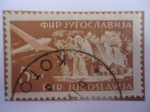 Stamps Yugoslavia -  Cascada Plitvice 