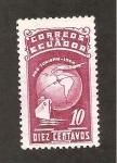 Stamps : America : Ecuador :  MAPAS
