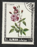 Stamps United Arab Emirates -  Ajman - 106 - Rosas
