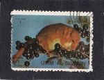 Stamps United Arab Emirates -  Animales