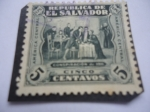 Stamps : America : El_Salvador :  U.P.U. - Conspiración de 1811 - Primer grito de Independencia en América Central 