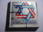 Sellos de Asia - Israel -  Convención de la Organización Sionista Américana (ZOA), Jerusalen, Junio de 1977-Emblema Convención 