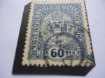 Stamps Austria -  escudo de Armas - Emperador francisco José I de Austria (1830-1916)