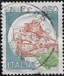 Sellos del Mundo : Europa : Italia : Castello di Mussomeli  1980  350 liras