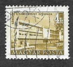 Stamps Hungary -  1010 - Sede del Sindicato de Mineros