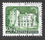 Stamps Hungary -  1283 - Castillo de Tata