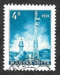 Stamps Hungary -  1524 - Transmisores de Televisión