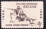 Stamps : America : United_States :  CENTENARIO BATALLA DE SHILOH