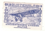 Stamps : America : Guatemala :  Cincuentenario Aviación Militar