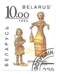 Sellos de Europa - Bielorrusia -  muñecas de paja