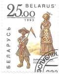 Sellos de Europa - Bielorrusia -  muñecas de paja
