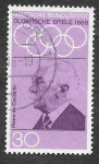 Stamps Germany -  986 - XIX JJOO de Mexico