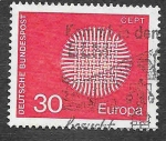 Stamps Germany -  1019 - Europa CEPT