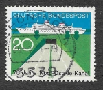 Stamps Germany -  1021 - LXXV Aniversario del Canal del Mar del Norte