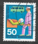 Stamps Germany -  1026 - Conductor de Ambulancias