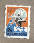 Sellos de Europa - Hungra -  Campeonato mundial de pentatlon