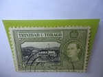 Stamps : America : Trinidad_y_Tobago :  Casa de Gobierno-Puerto España- Government House  - Serie:George VI