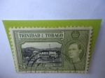 Stamps Trinidad y Tobago -  Casa de Gobierno-Puerto España- Government House  - Serie:George VI