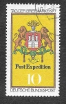 Stamps Germany -  1262 - Escudo de Hamburgo
