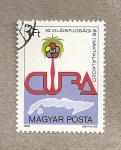 Stamps Hungary -  Festival de la juventud en Cuba