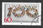 Stamps Germany -  1365 - Centenario del Seguro Social