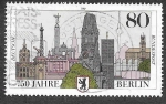 Stamps Germany -  1496 - 750 Aniversario de la Ciudad de Berlín