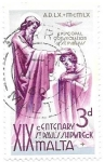 Stamps : Europe : Malta :  San Pablo
