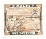 Sellos del Mundo : Europa : Malta : puerto