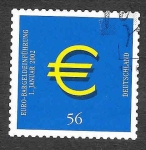 Stamps Germany -  2144 - Introducción del Euro