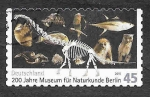 Stamps : Europe : Germany :  2555 - 200 Aniversario del Museo de Historia Natural de Berlín