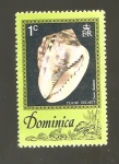 Stamps : America : Dominica :  FAUNA