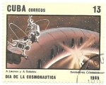 Stamps Cuba -  día de la cosmonaútica